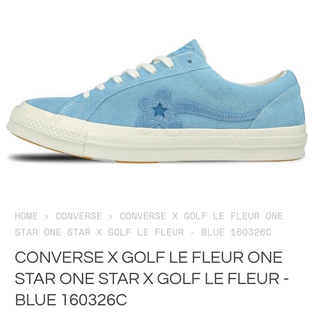 Converse X Golf Le Fleur One Star One Star X Golf Le Fleur  Blue